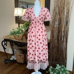 Pink Strawberry Dress